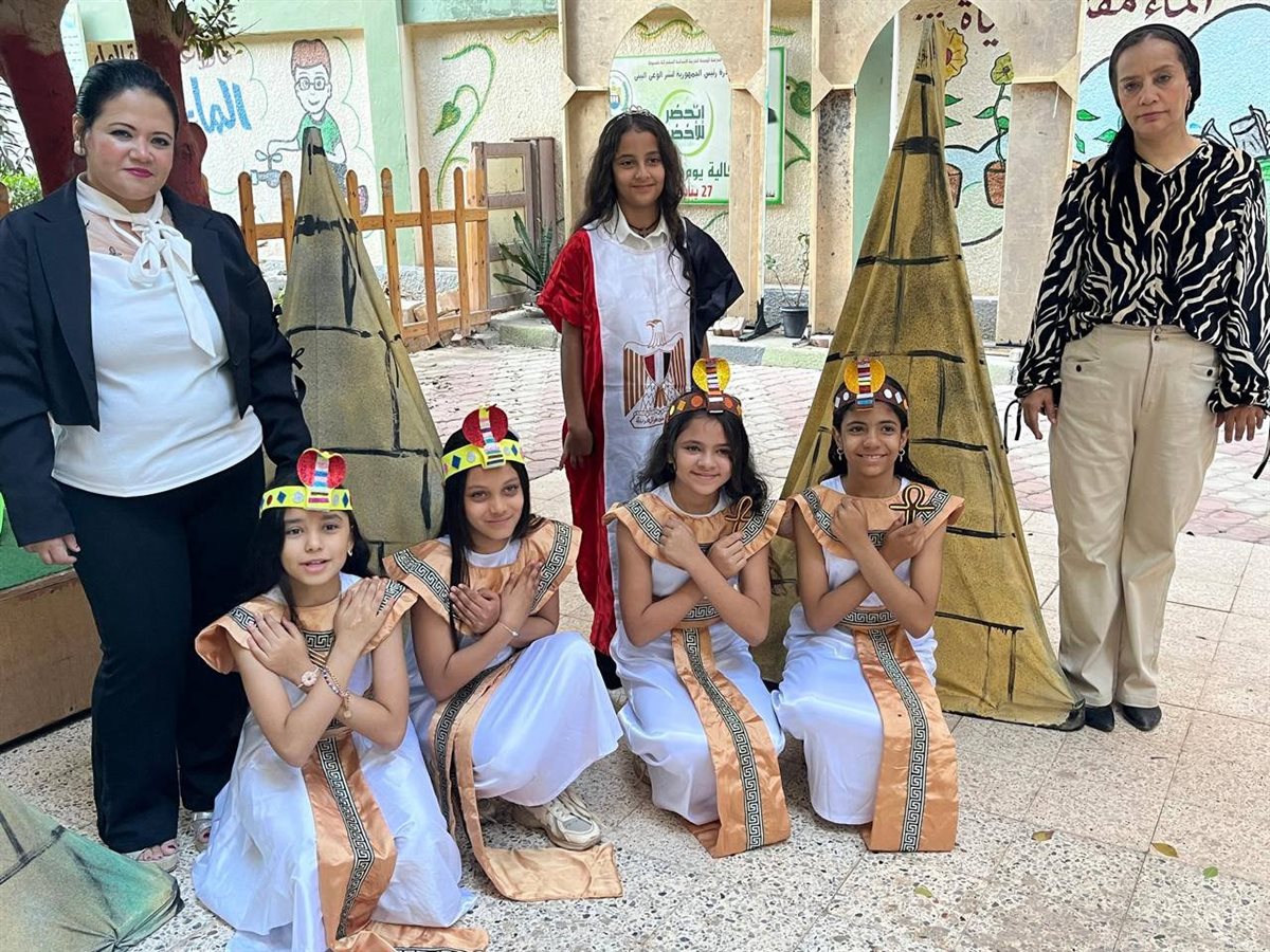 احتفالات مدارس أسيوط بافتتاح المتحف المصرى الكبير&nbsp;