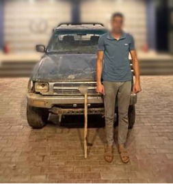 القبض على قائد سيارة