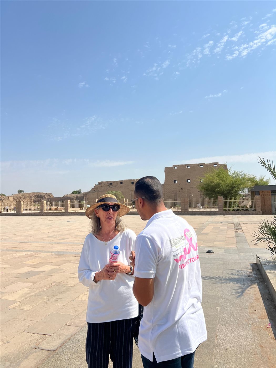 التوعية بسرطان الثدي من معابد الكرنك&nbsp;