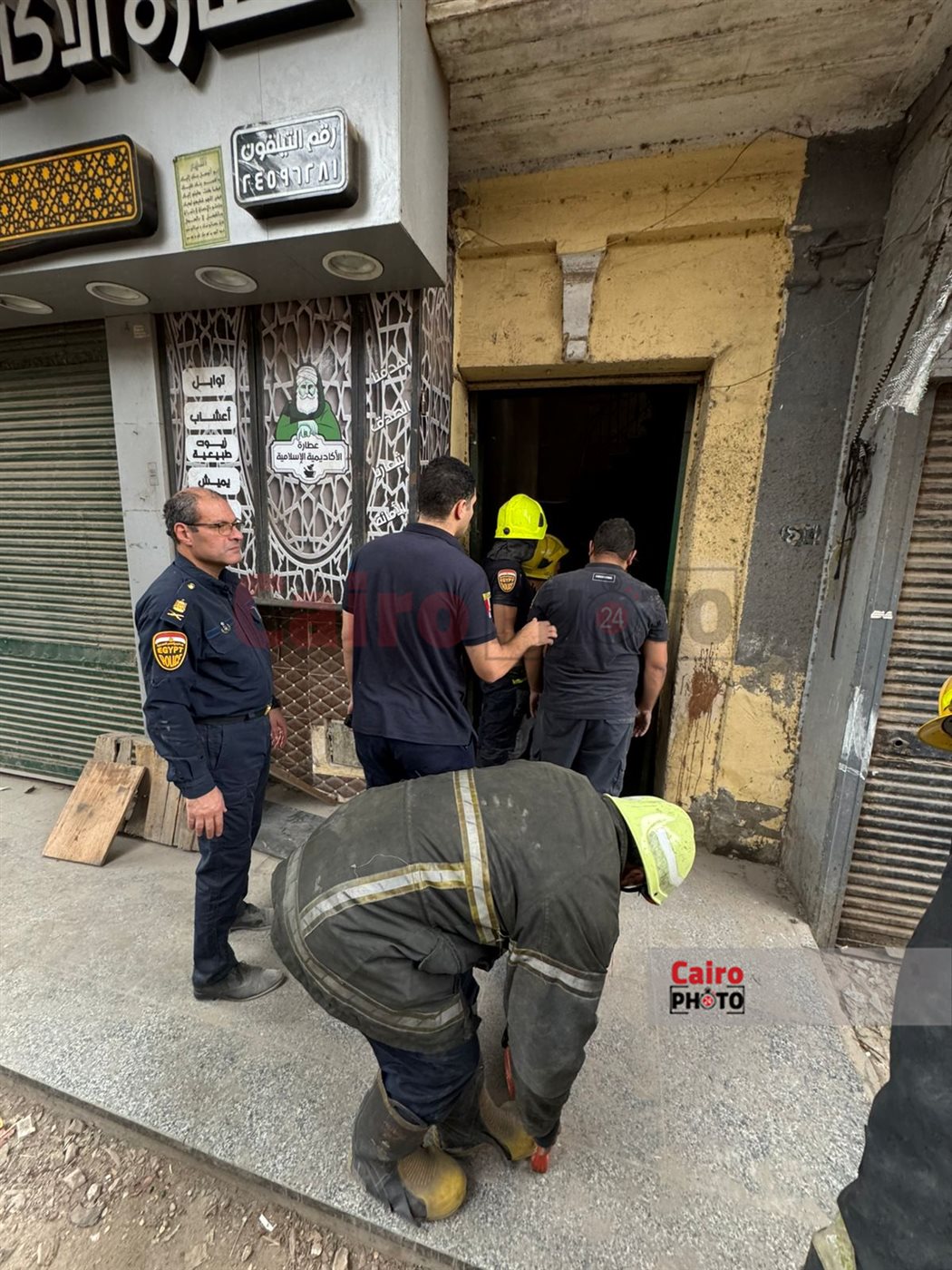 انهيار عقار روض الفرج (4)