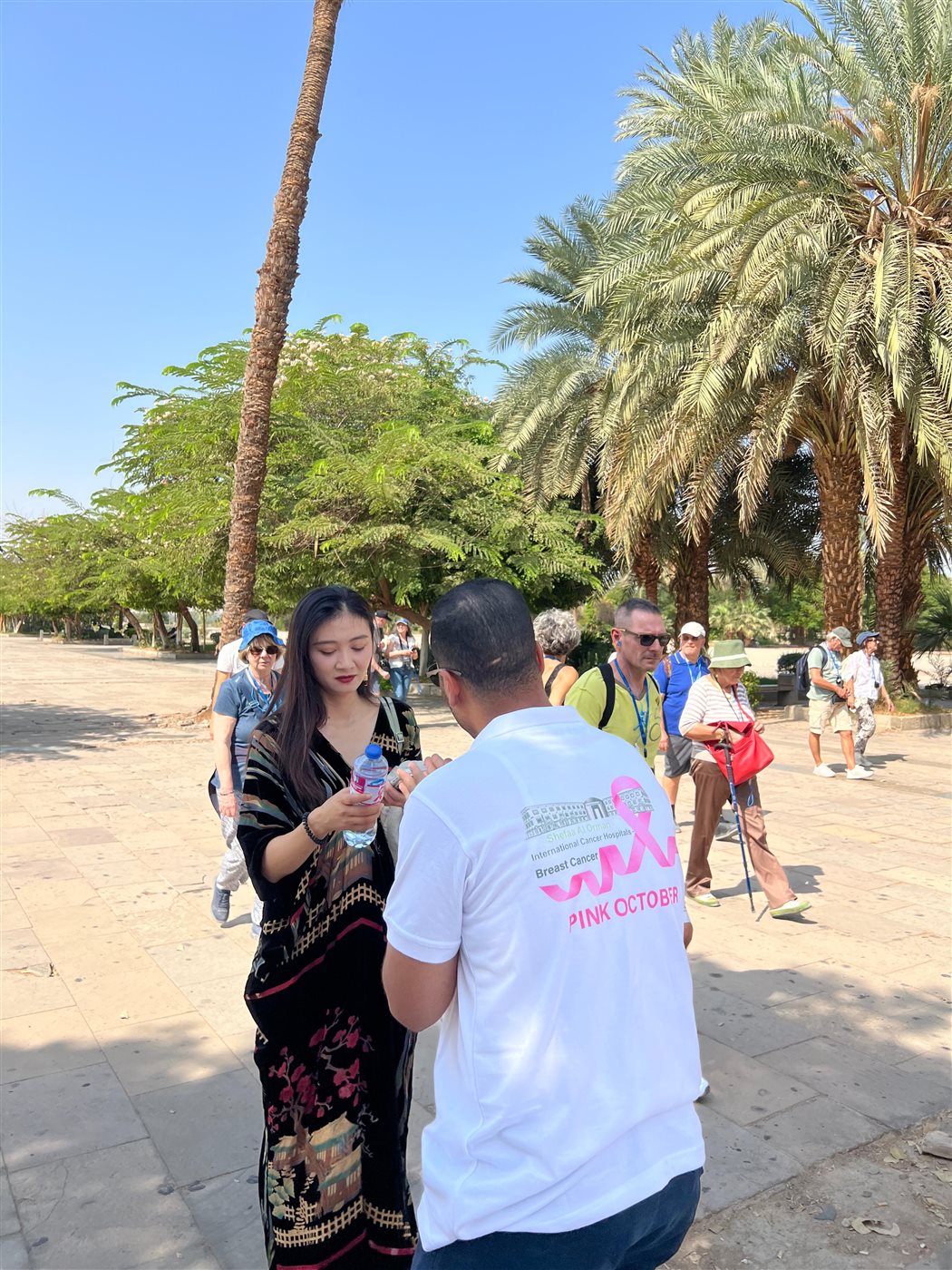 التوعية بسرطان الثدي من معابد الكرنك&nbsp;