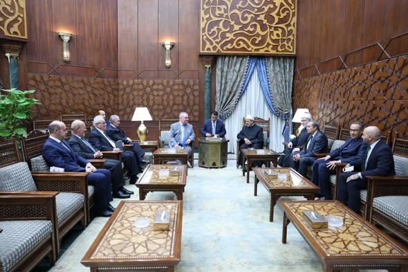 شيخ الأزهر يستقبل رئيس منظمة فرسان مالطا لبحث تعزيز التعاون المشترك<br> 