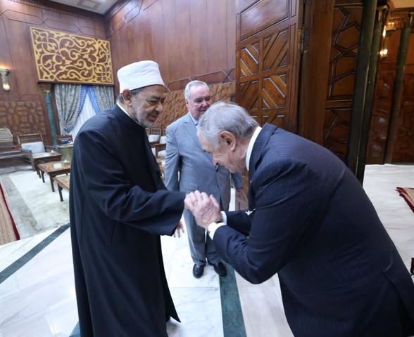 شيخ الأزهر يستقبل رئيس منظمة فرسان مالطا لبحث تعزيز التعاون المشترك<br> 