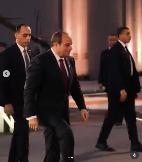 الرئيس السيسي يصل إلى المتحف المصري الكبير لافتتاحه رسميًا 