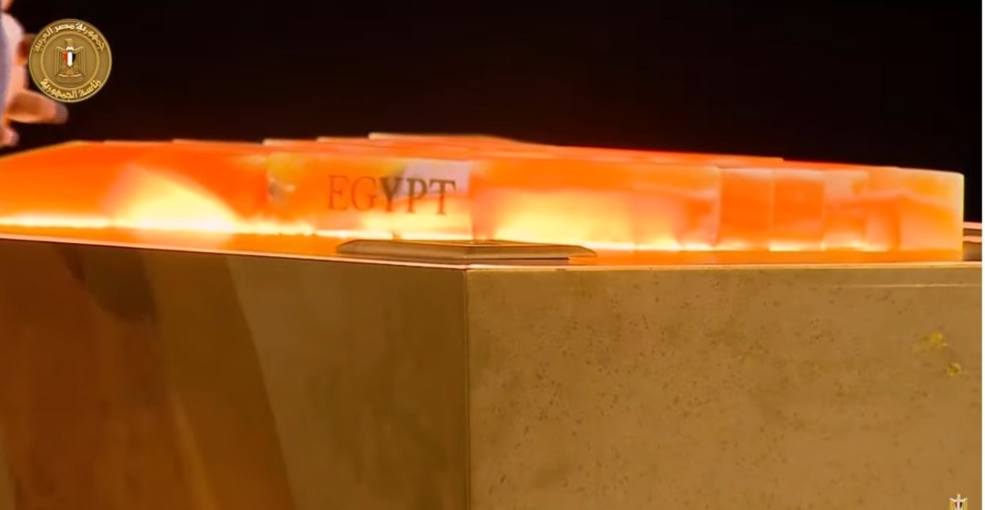 الرئيس السيسي يضع القطعة الأخيرة لافتتاح المتحف المصري الكبير