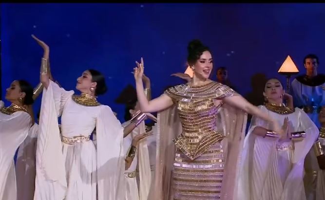 صور شيرين أحمد طارق في حفل افتتاح المصري الكبير