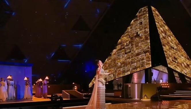 صور شيرين أحمد طارق في حفل افتتاح المصري الكبير