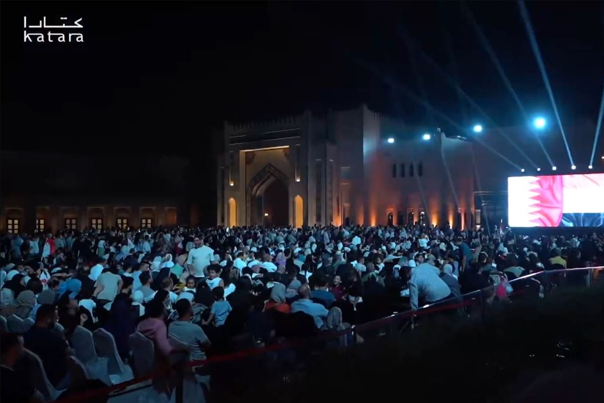 قطر تعرض حفل افتتاح المتحف المصري الكبير في كتارا ساحة الحكمة  