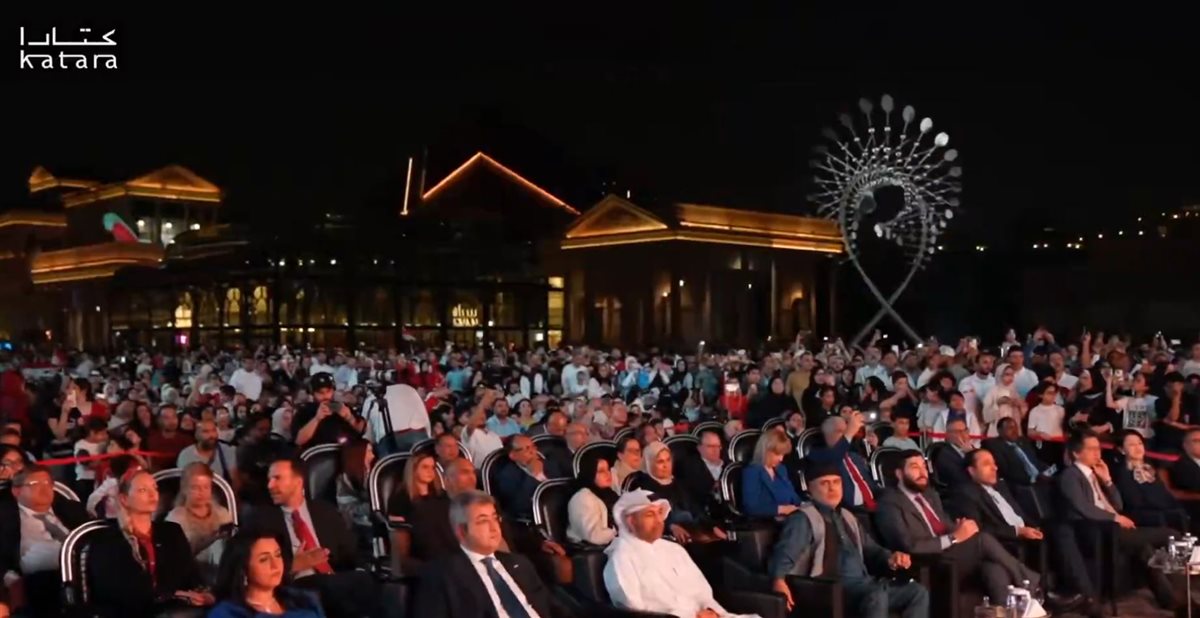 قطر تعرض حفل افتتاح المتحف المصري الكبير في كتارا ساحة الحكمة  