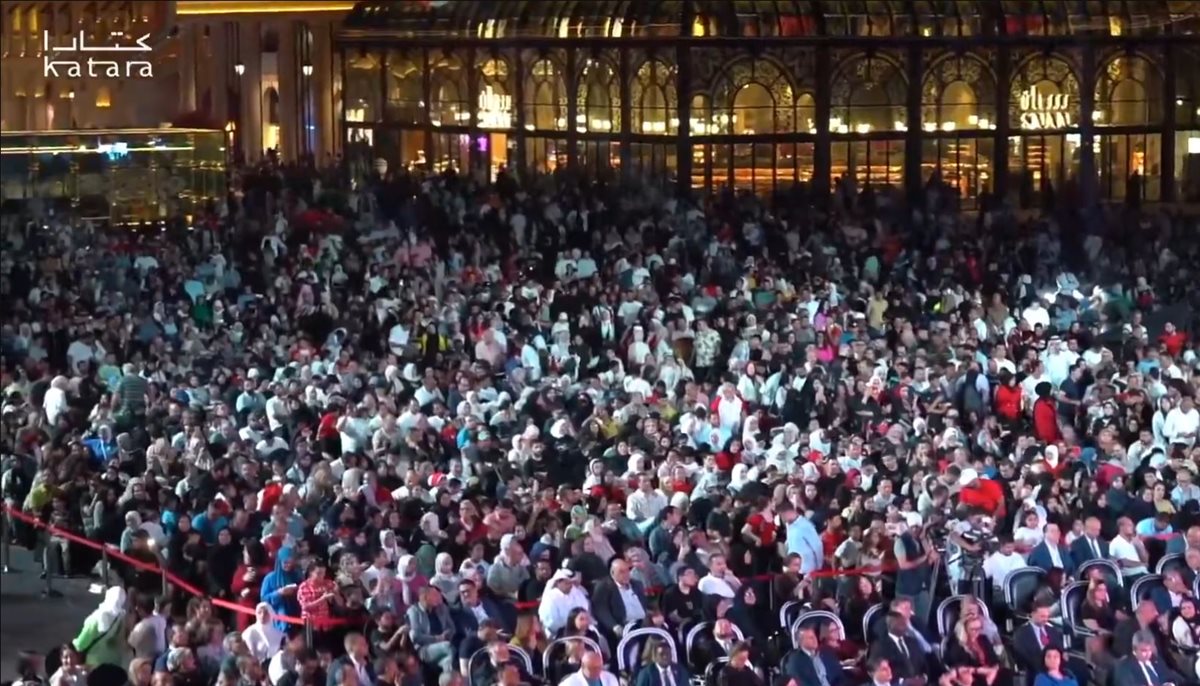 قطر تعرض حفل افتتاح المتحف المصري الكبير في كتارا ساحة الحكمة  