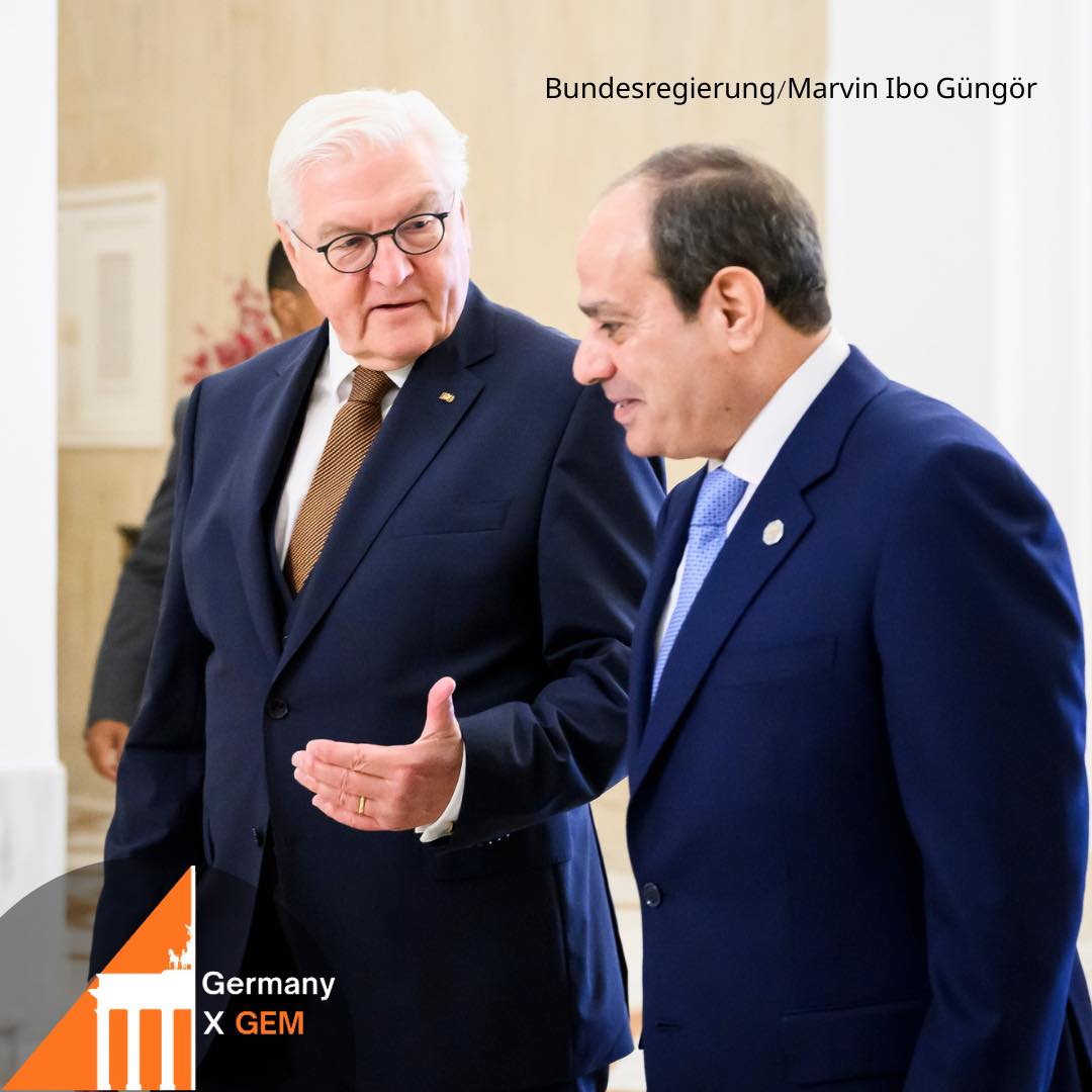 الرئيس السيسي والرئيس الألماني 