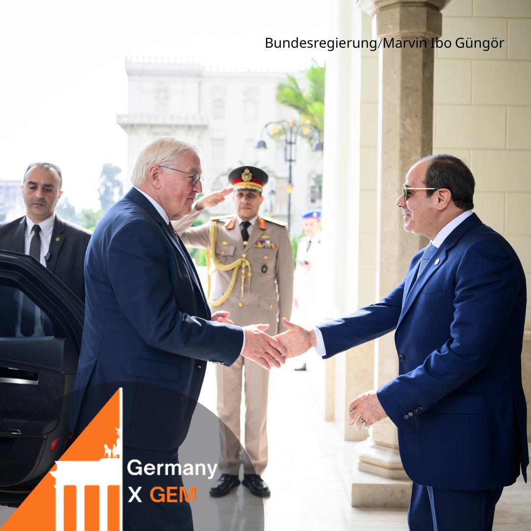 الرئيس السيسي والرئيس الألماني 