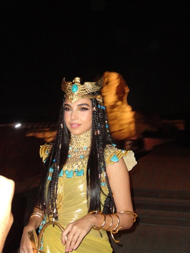 سلمى أبو ضيف في حفل افتتاح المتحف المصري الكبير