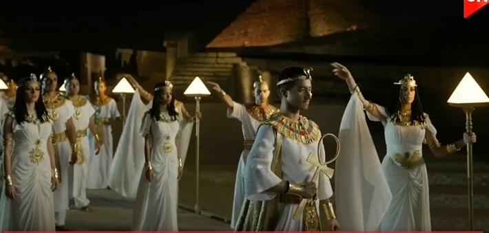 أحمد مالك في حفل افتتاح المتحف المصري الكبير