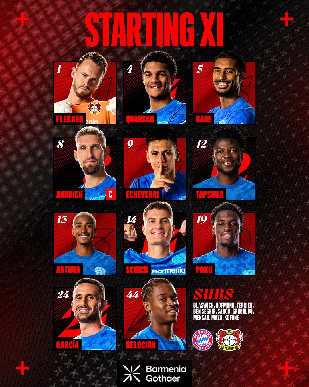 تشكيل باير ليفركوزن الرسمي