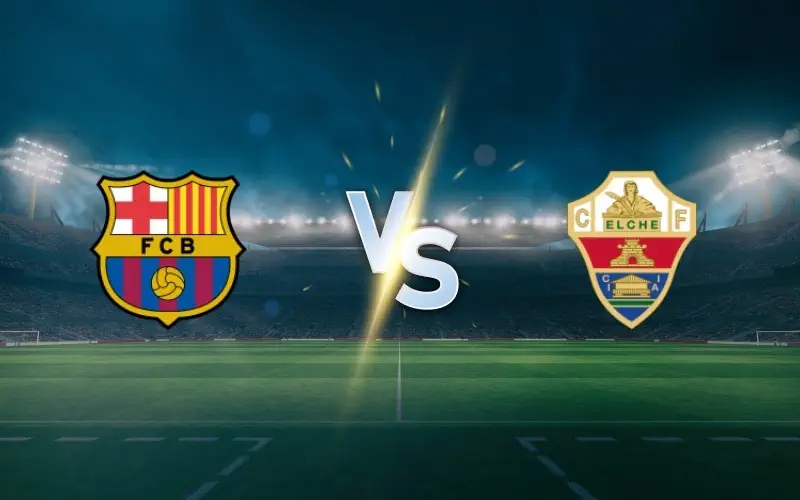 القناة الناقلة لمباراة برشلونة ضد إلتشي