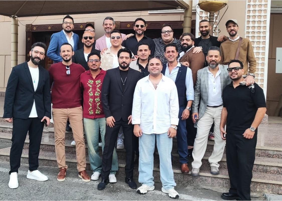 بحضور ممدوح موسى والمالكي وزعيم.. الملحن محمد محمدي يحتفل بعقد قرانه بمسجد شرطة زايد