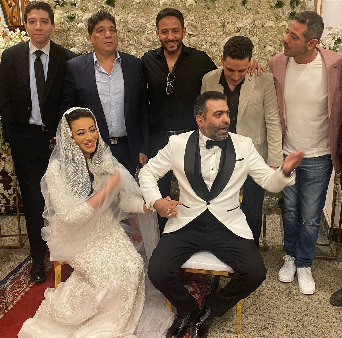 بحضور ممدوح موسى والمالكي وزعيم.. الملحن محمد محمدي يحتفل بعقد قرانه بمسجد شرطة زايد