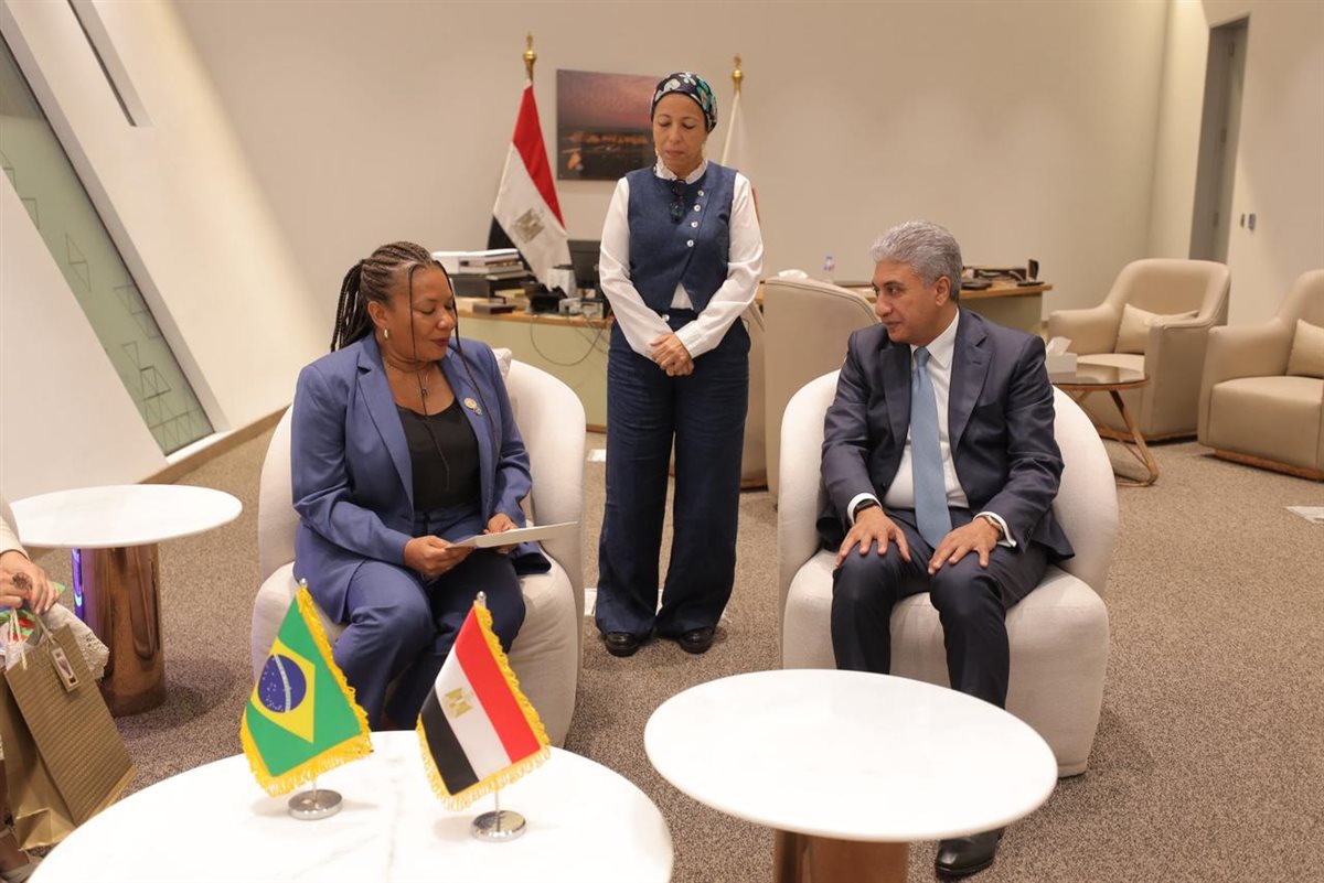 &nbsp;وزير السياحة يستقبل وزيرة الثقافة البرازيلية وممثلة الرئيس البرازيلي&nbsp;