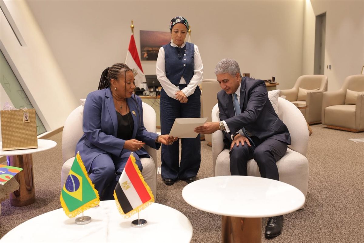 &nbsp;وزير السياحة يستقبل وزيرة الثقافة البرازيلية وممثلة الرئيس البرازيلي&nbsp;