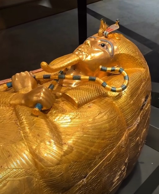 آثار توت عنخ آمون تتألق في قاعتها الجديدة بالمتحف المصري الكبير