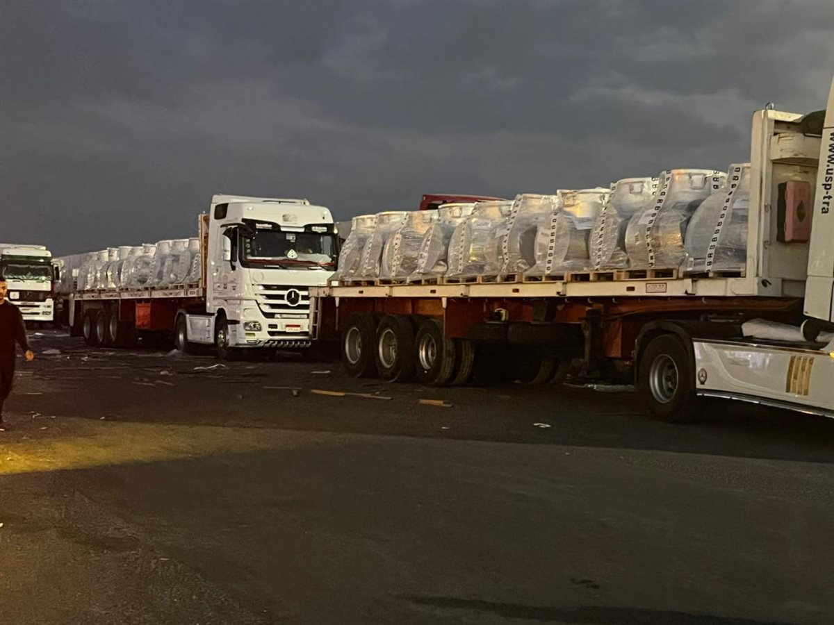 قوافل المساعدات لغزة