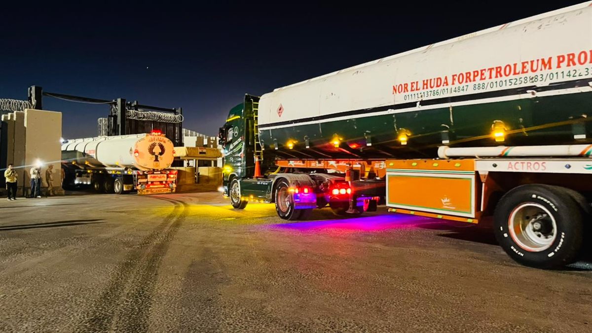 قوافل المساعدات لغزة