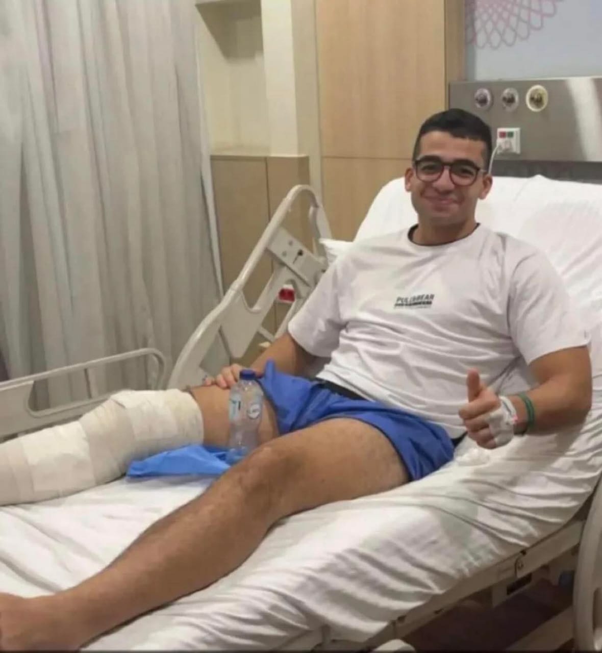 سيف جلال في المستشفى 