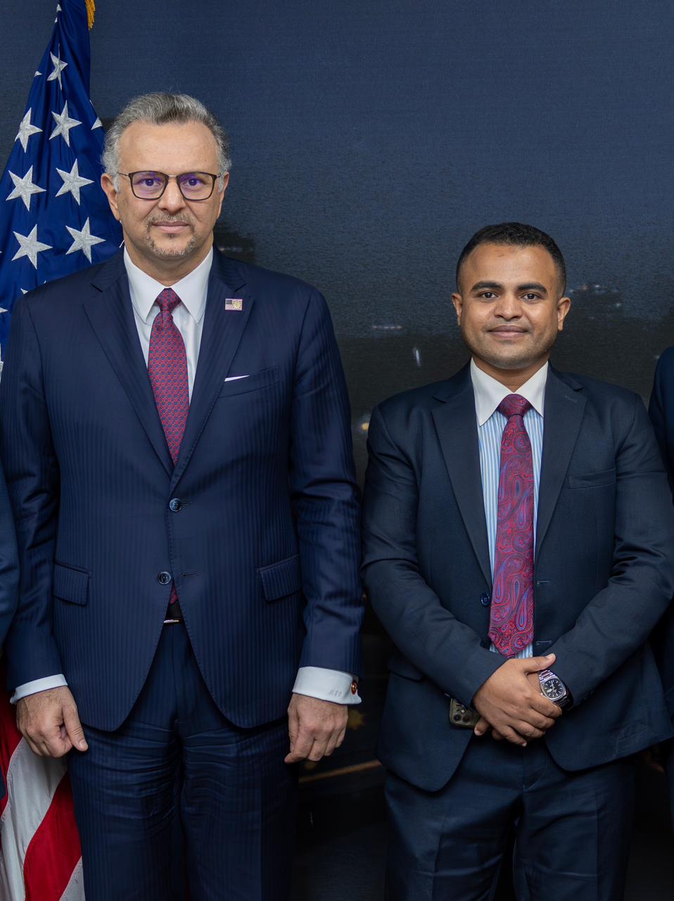 مسعد بولس مستشار ترامب ومحمد جمال صحفي القاهرة 24 