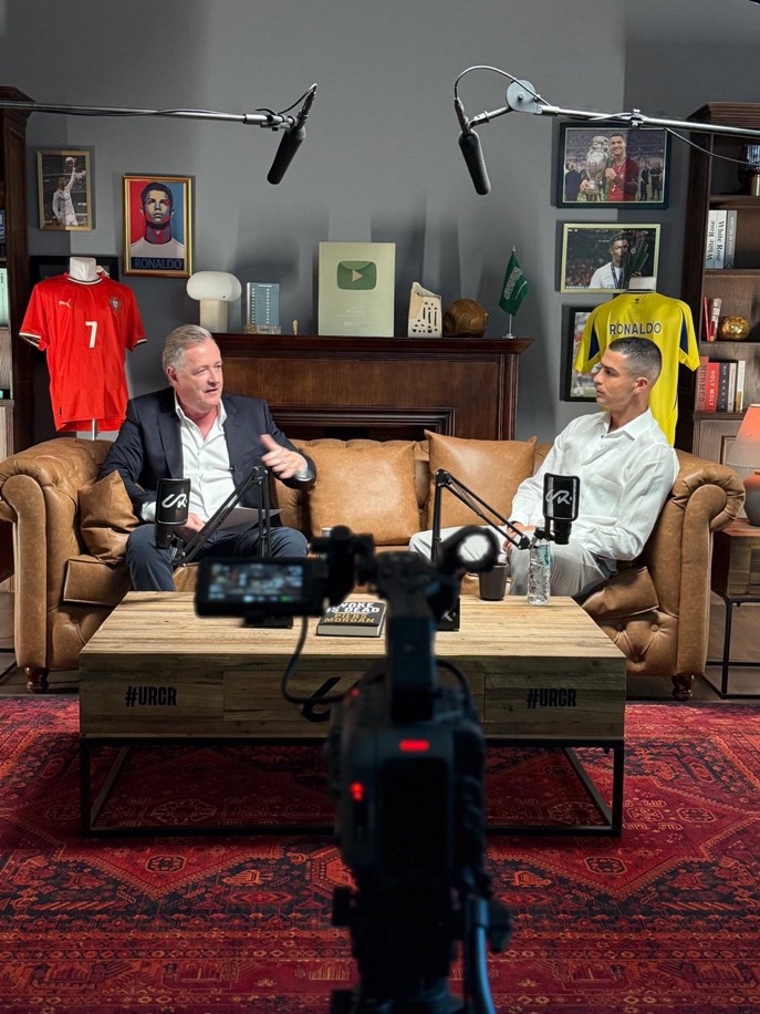 مقابلة كريستيانو رونالدو مع الإعلامي بيرس مورجان