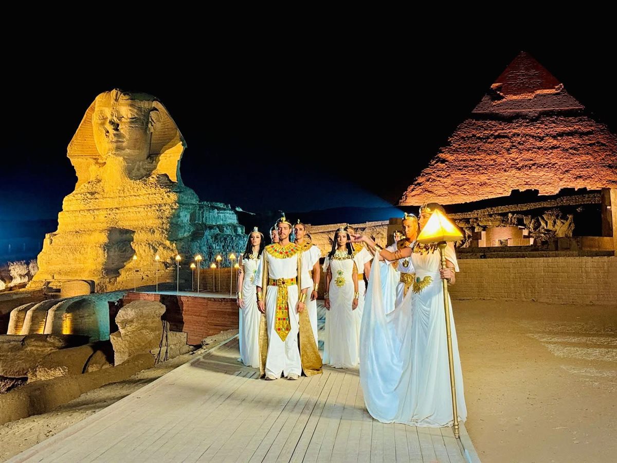 المشاركون في احتفالية المتحف المصري الكبير