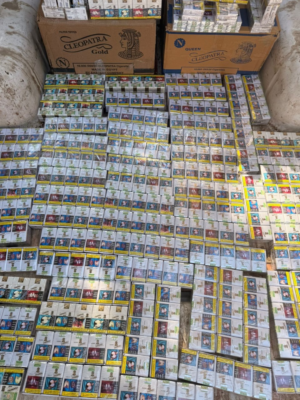 جانب من المضبوطات 