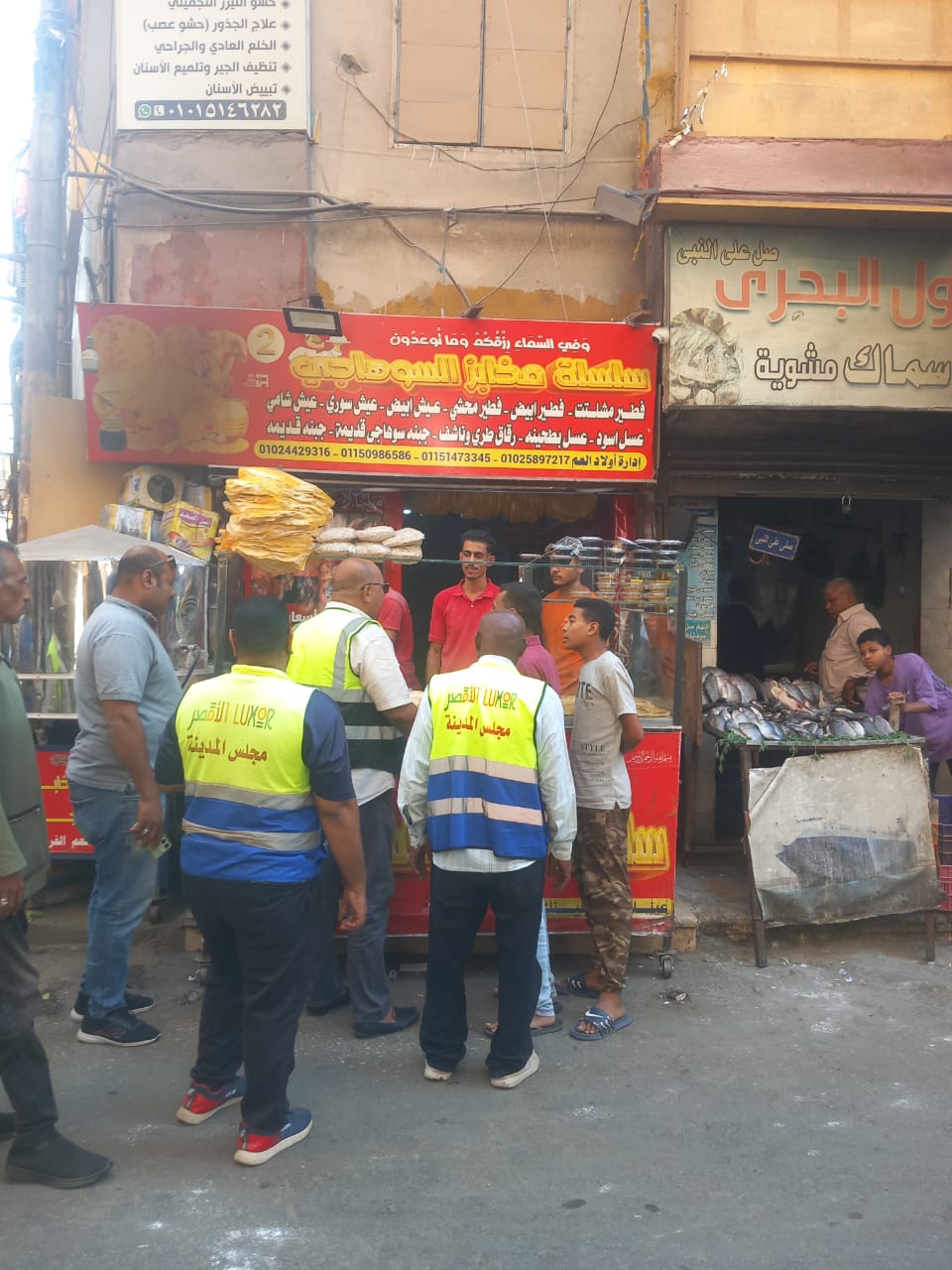 حملات مستمرة لرفع الإشغالات بالأقصر 