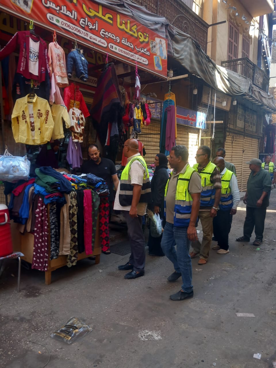 حملات مستمرة لرفع الإشغالات بالأقصر 