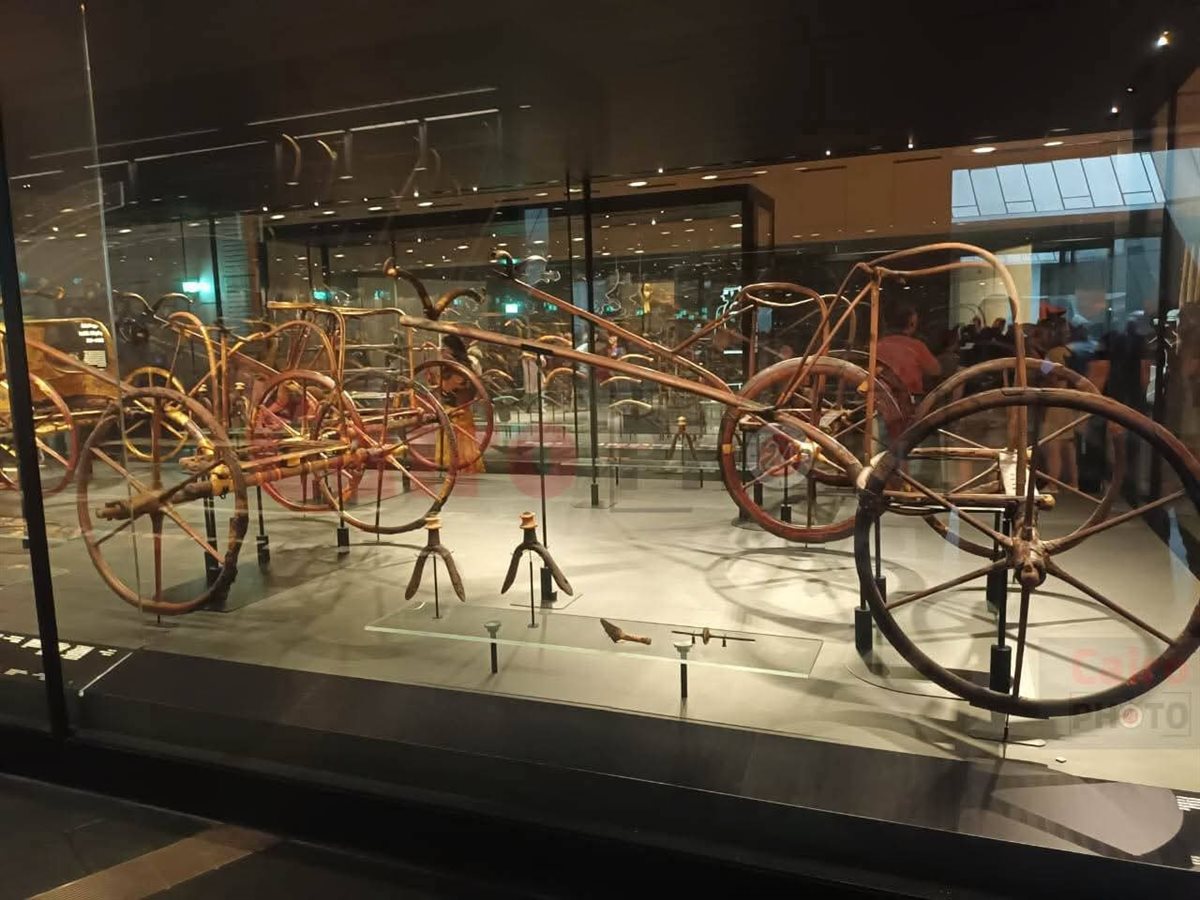 العجلات الحربية لتوت عنخ آمون