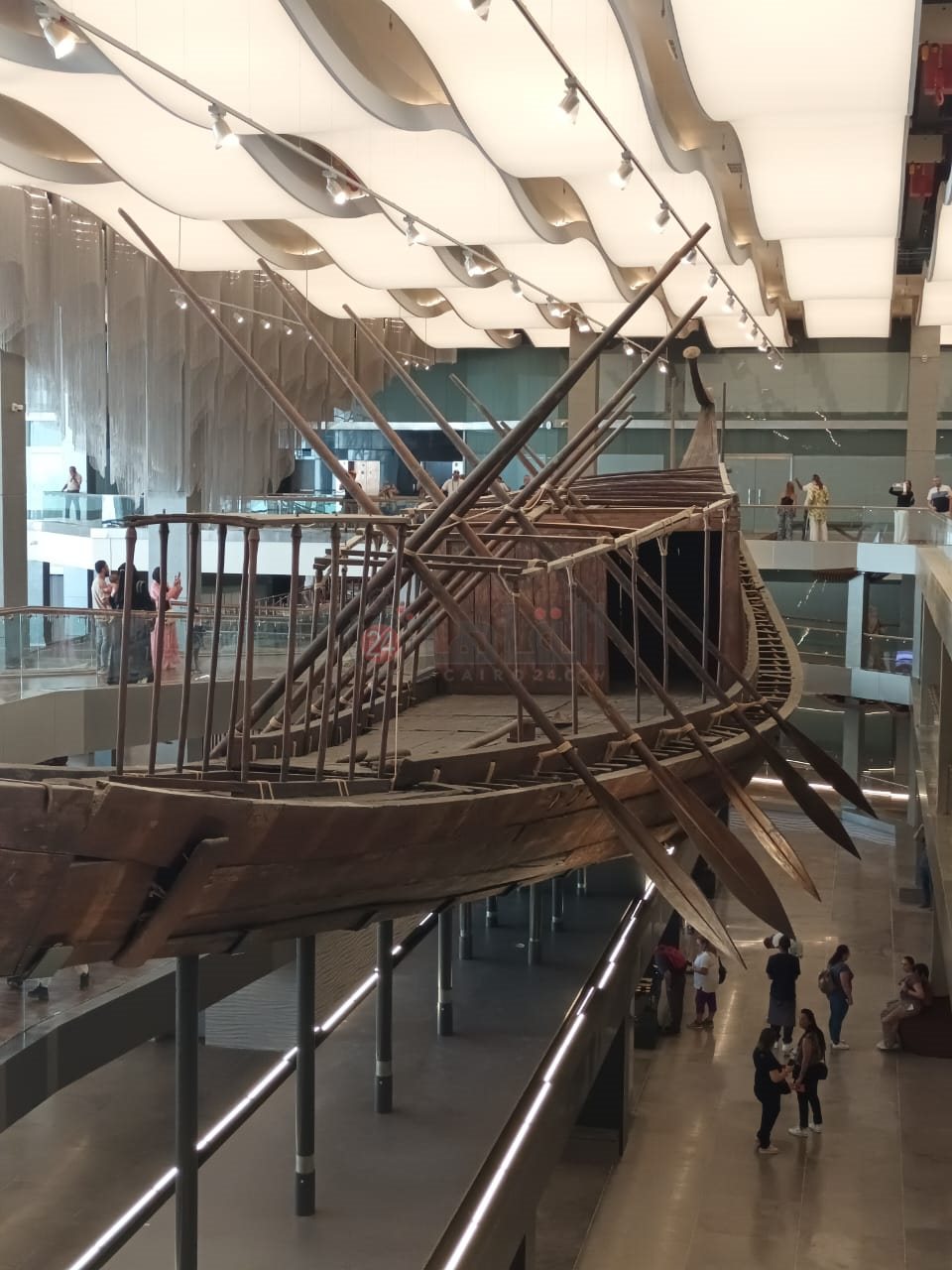 <strong>أول صورة لمركب خوفو الأولى</strong>