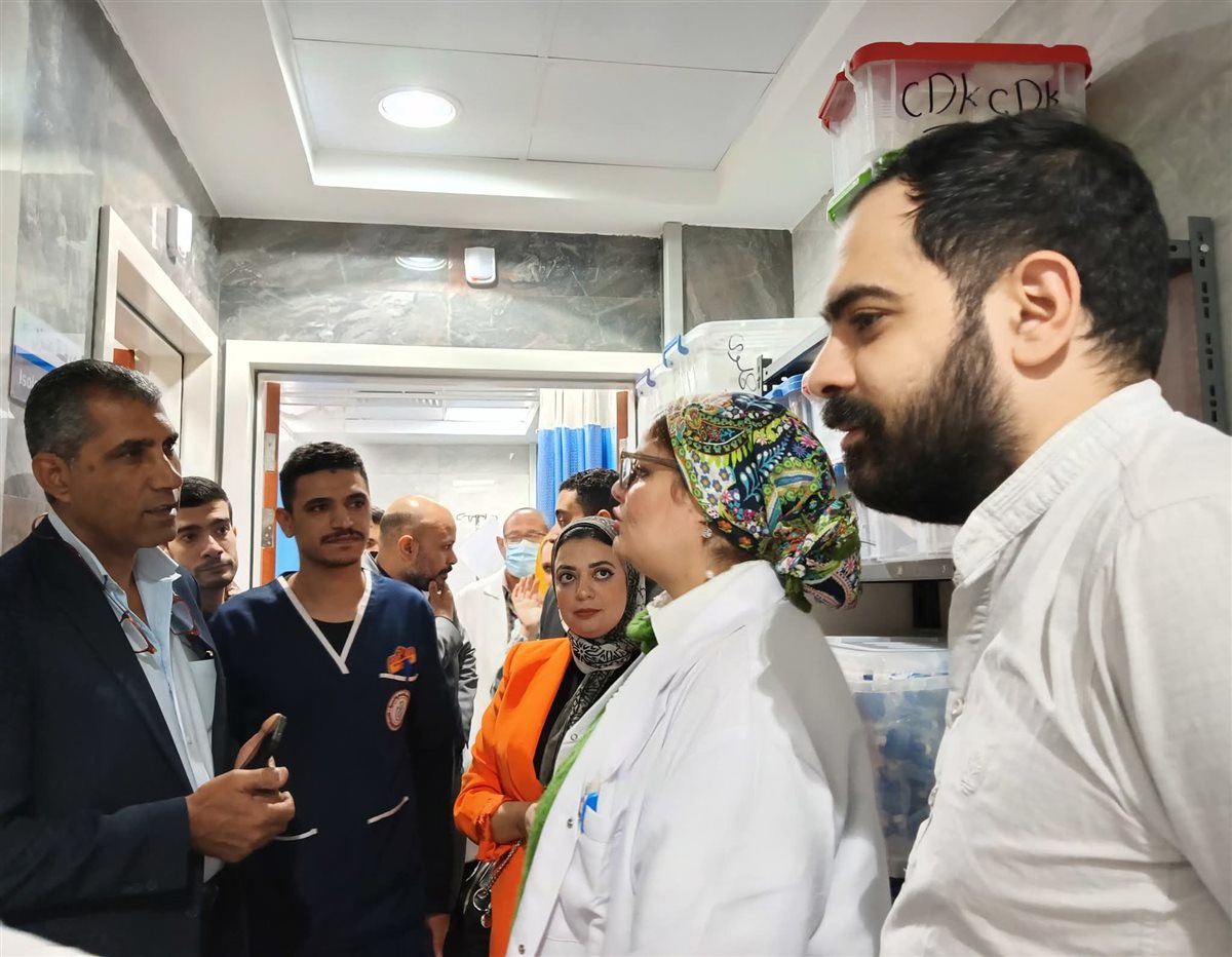 جولة مفاجئة لمسؤولي الرعاية الصحية بمستشفى سانت كاترين