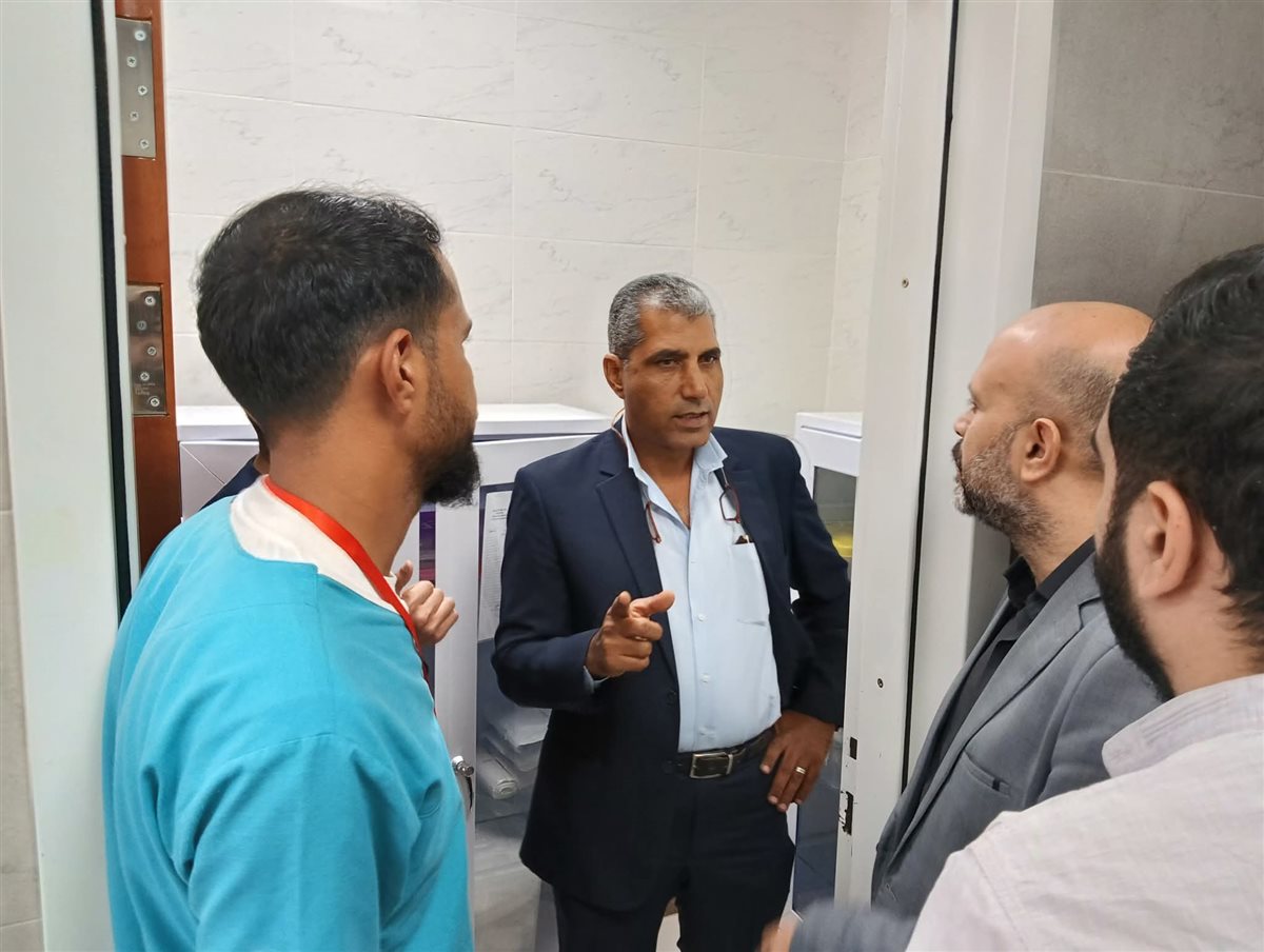 جولة مفاجئة لمسؤولي الرعاية الصحية بمستشفى سانت كاترين