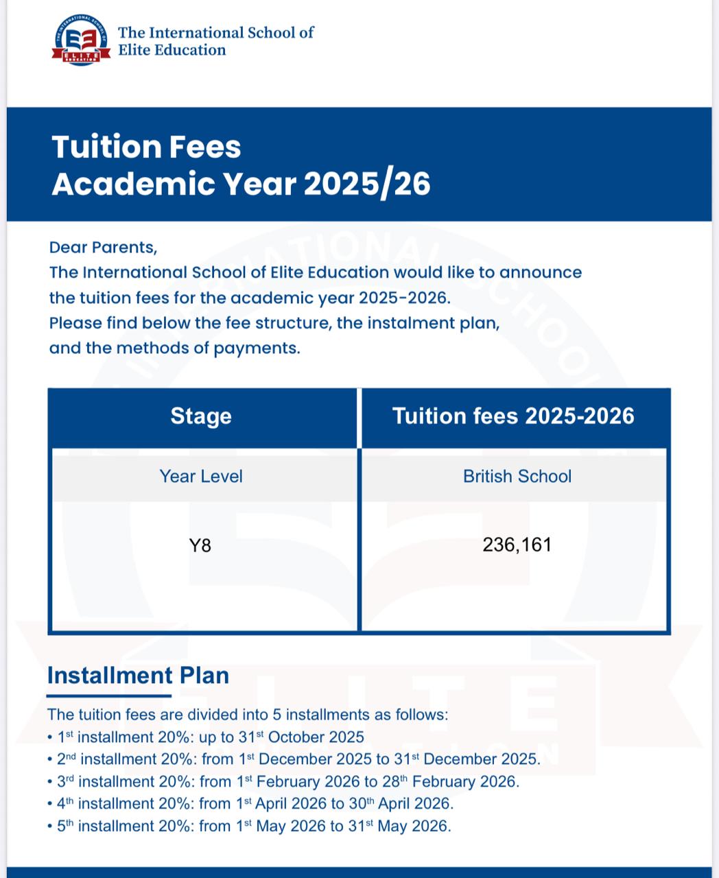 شكوى أولياء أمور مدرسة إيليت الدولية
