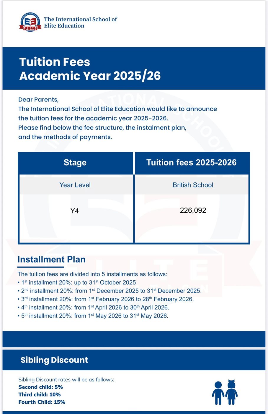 شكوى أولياء أمور مدرسة إيليت الدولية