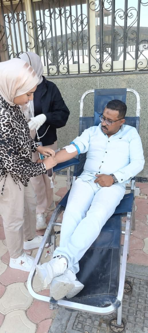 حملة للتبرع بالدم في الوادى الجديد