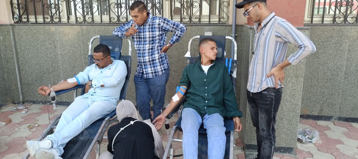 حملة للتبرع بالدم في الوادى الجديد
