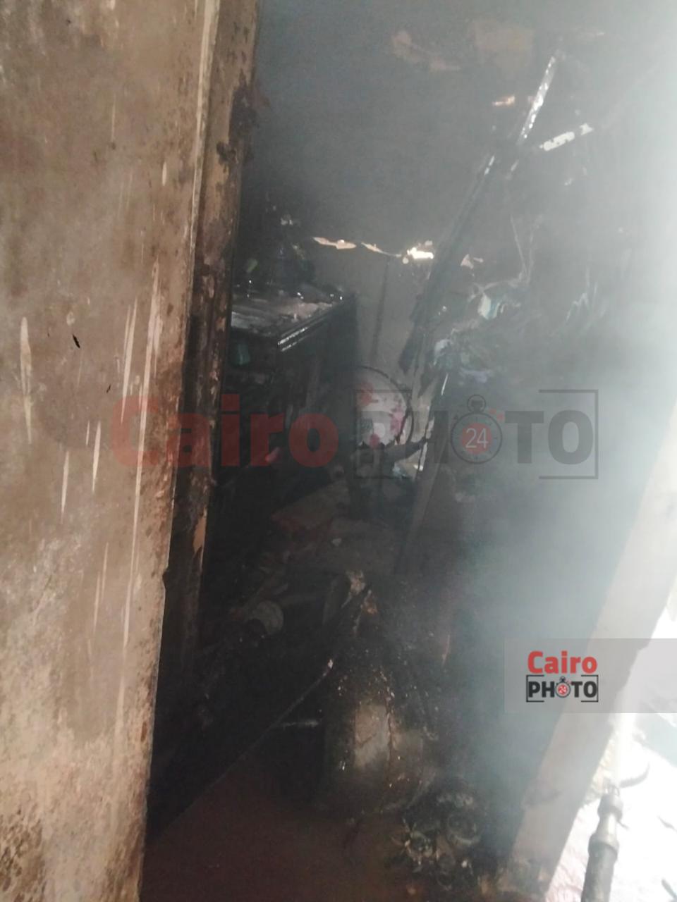 آثار الحريق