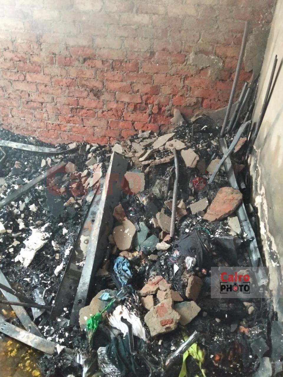 آثار الحريق