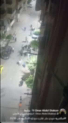 جانب من المشاجرة 