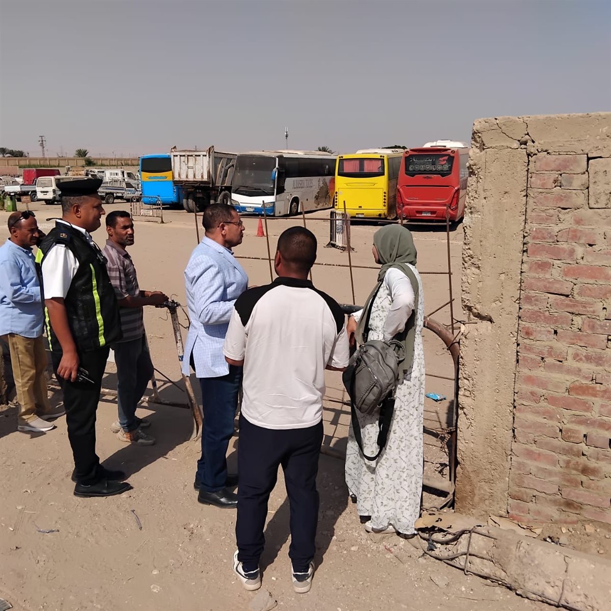 جولة السكرتير العام المساعد بدير مارجرجس 