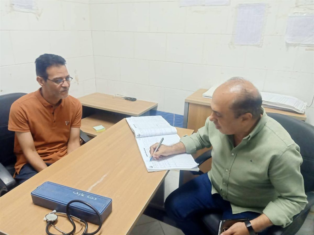 جانب من جولة وكيل وزارة الصحة