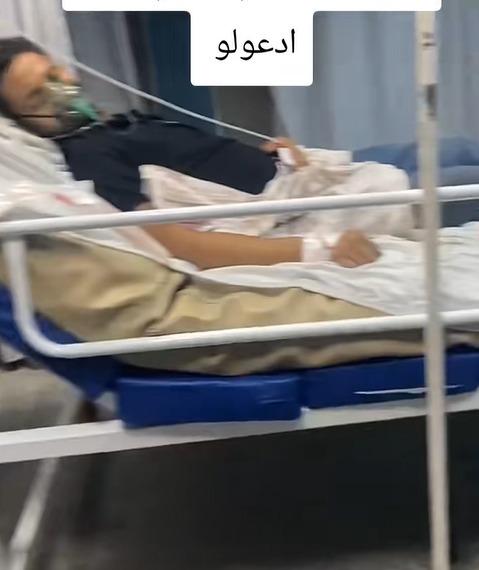 أول صور لـ إسماعيل الليثي من داخل العناية المركزة بعد تعرضه لحادث سير مروع