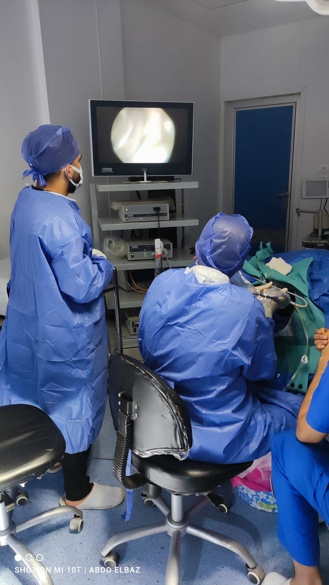 حانب من الجراحة