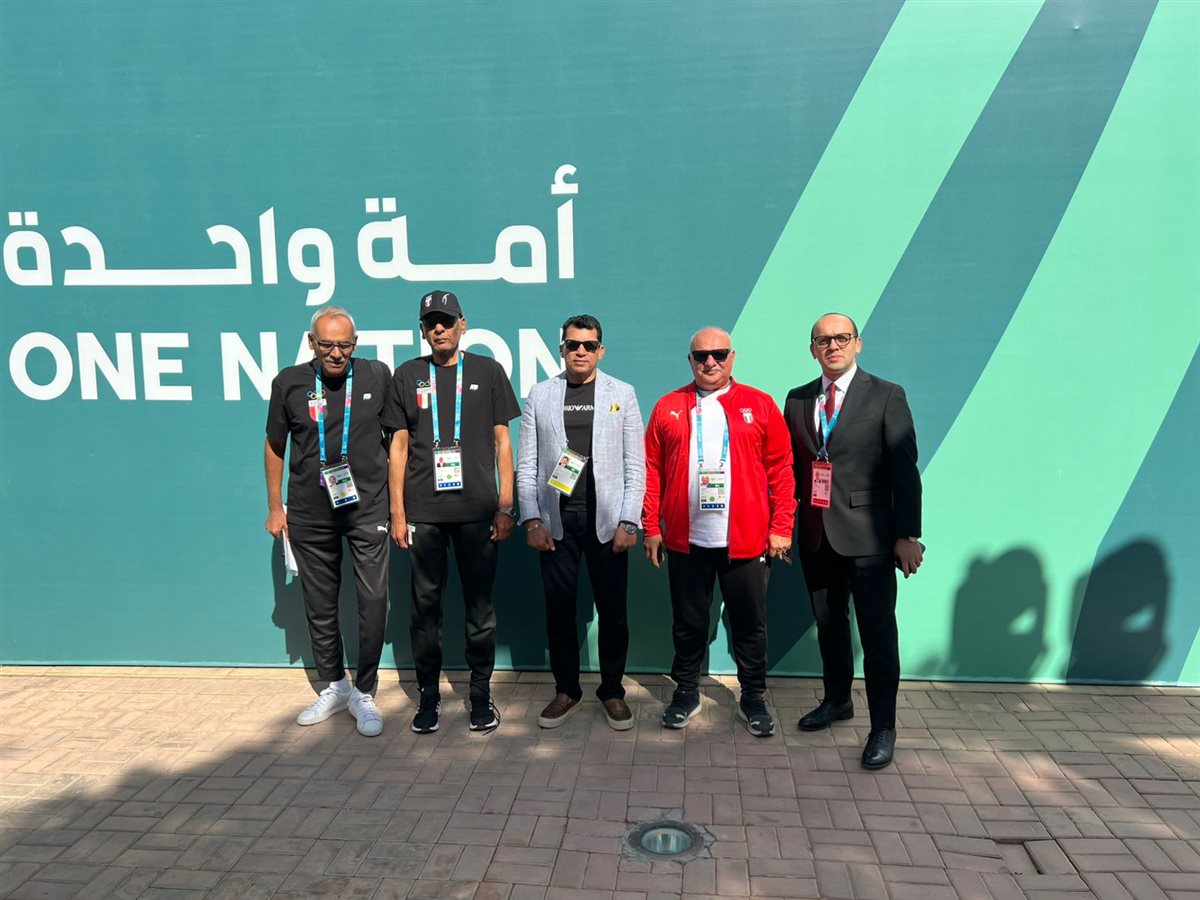 أشرف صبحي رفقة بعثة مصر في دورة ألعاب التضامن الإسلامي